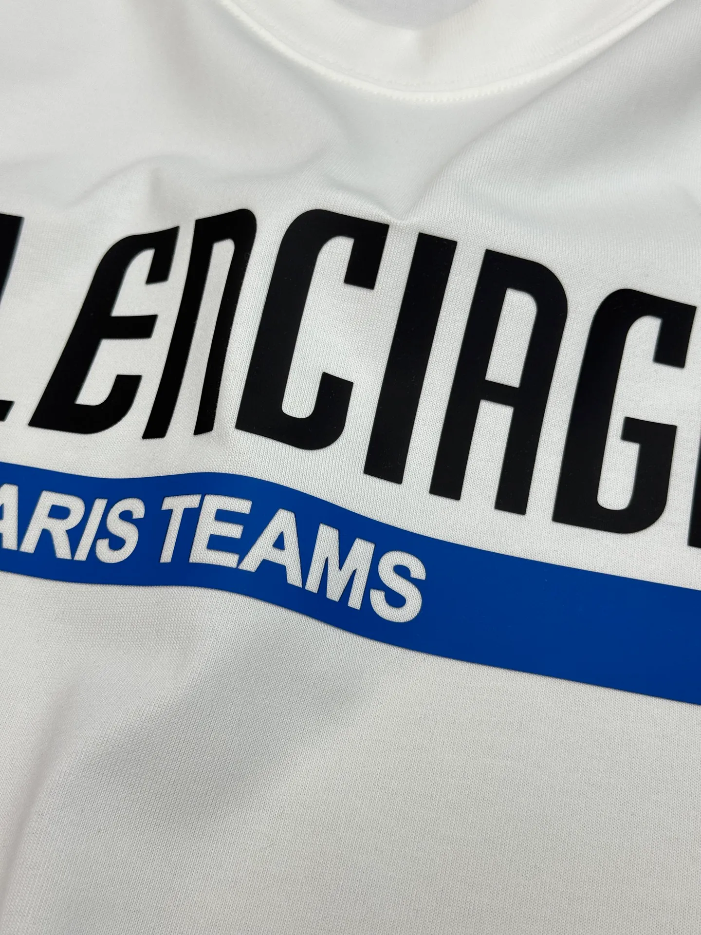⚜️Balenciaga Paris Teams Series ，Black White ， ， Breathable， ！ “PARIS TEAMS” +Blue ， ✨ ， OK， 、 ， ！ ！Sizes：S-3XL ❗️（175/145 L）